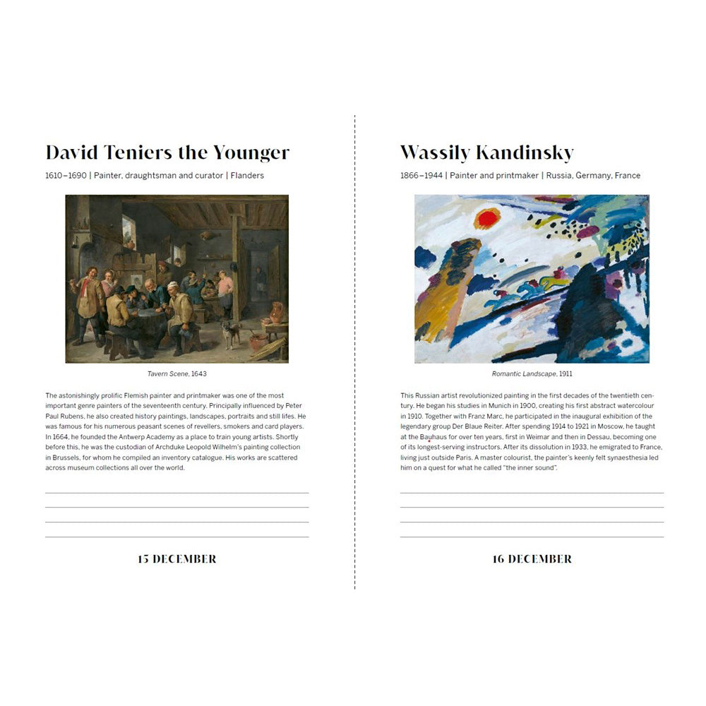 An Artist a Day: A Daily Diary of Artist&#39;s Birthdays