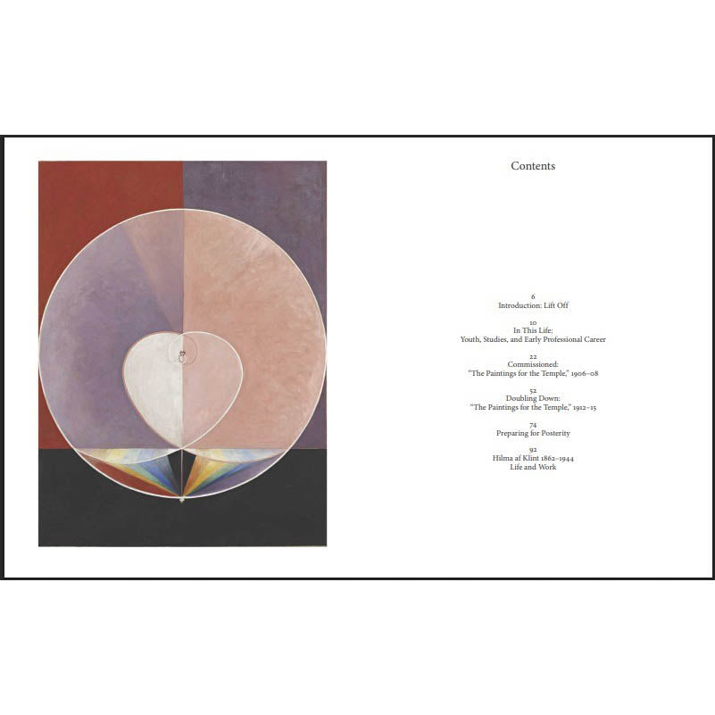 Book cover of 'Hilma af Klint' by Janis Mink with abstract art design on a white background