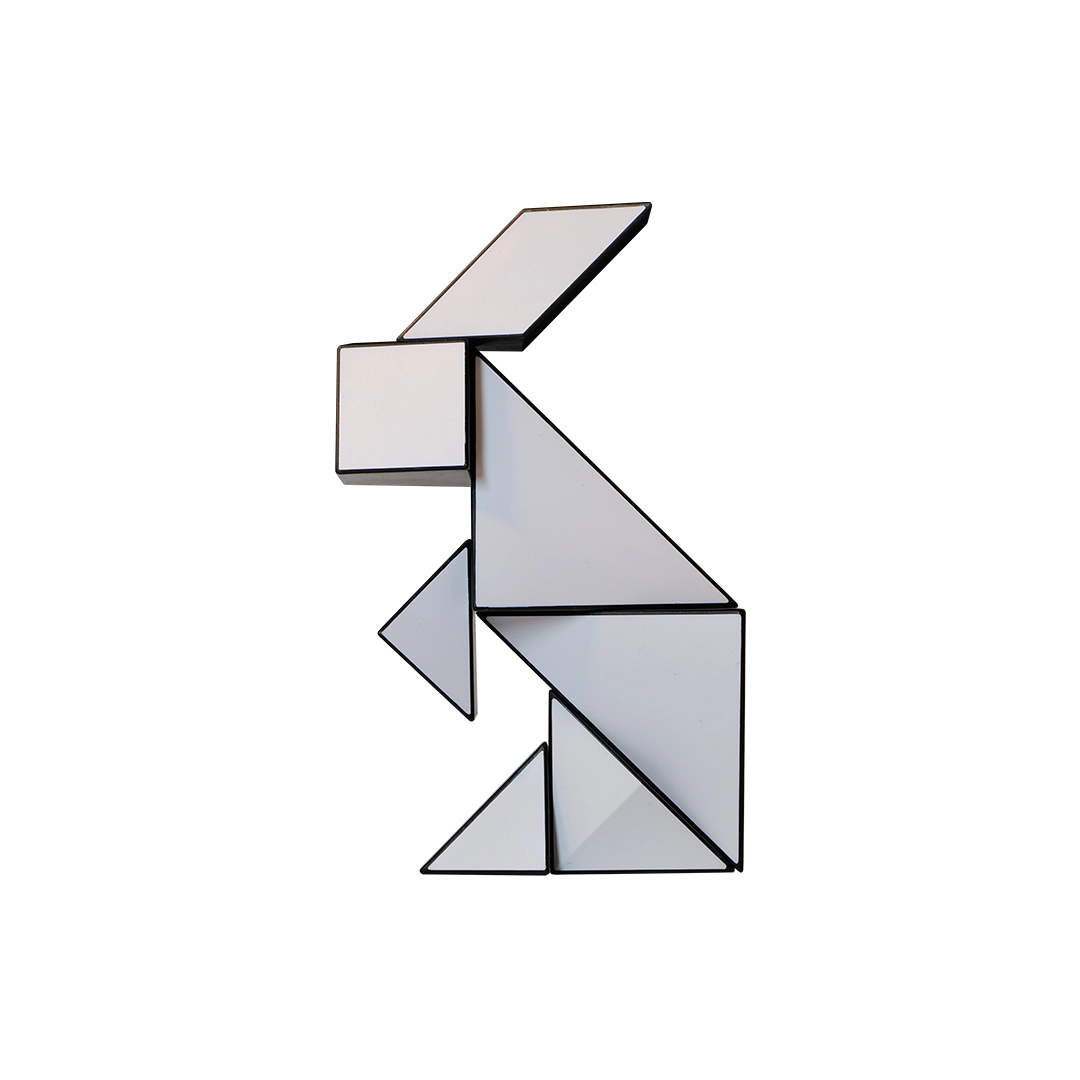 White Rabbit Made from a pickagram puzzle