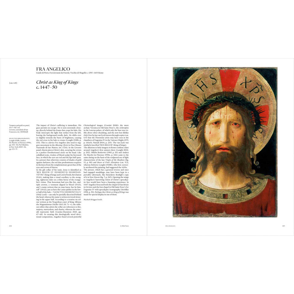 Artistic depiction of a religious figure with a halo on a white background