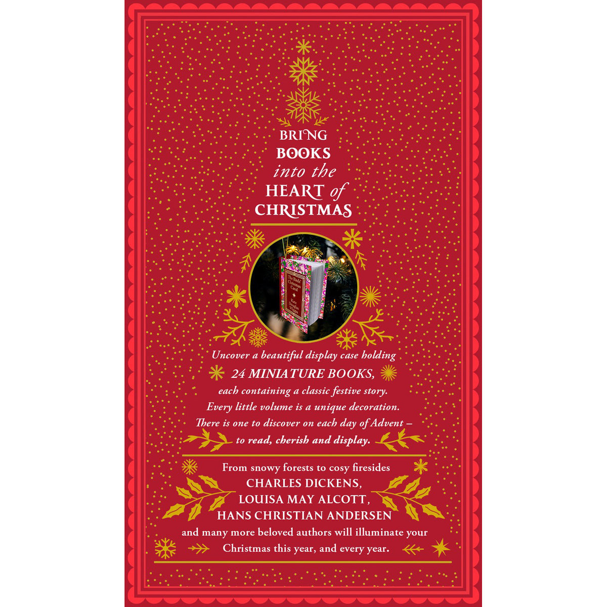 Back of 24 book advent calendar