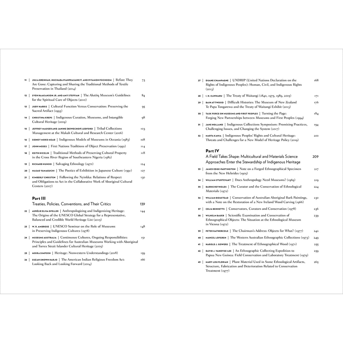 Indigenous Collections: Transformations in Stewardship and Conservation Practices