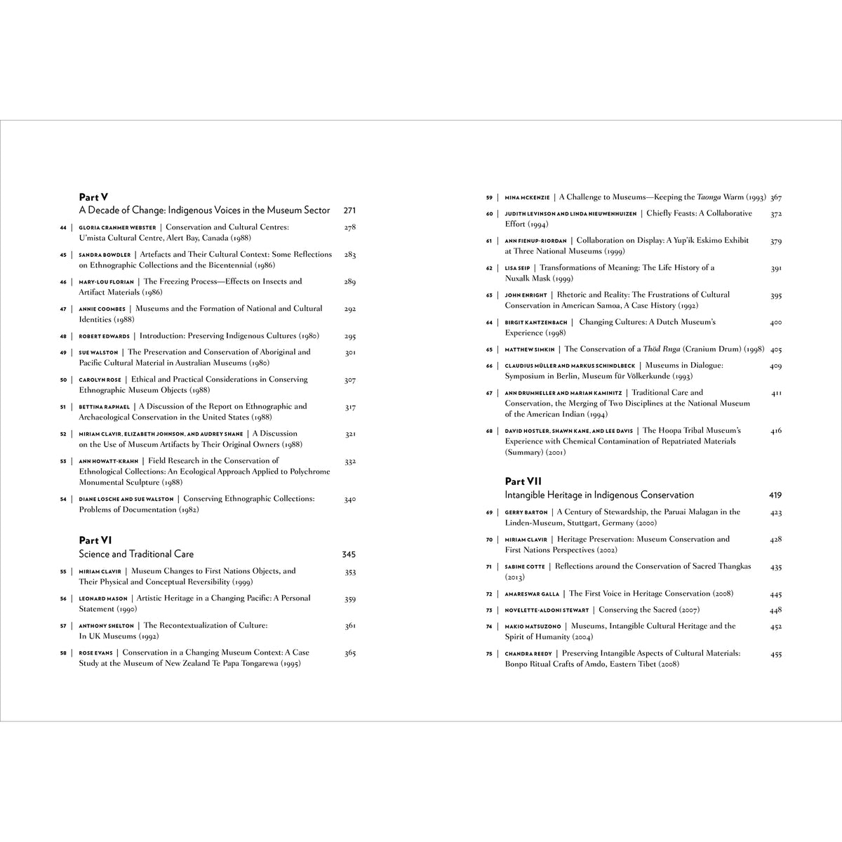 Indigenous Collections: Transformations in Stewardship and Conservation Practices