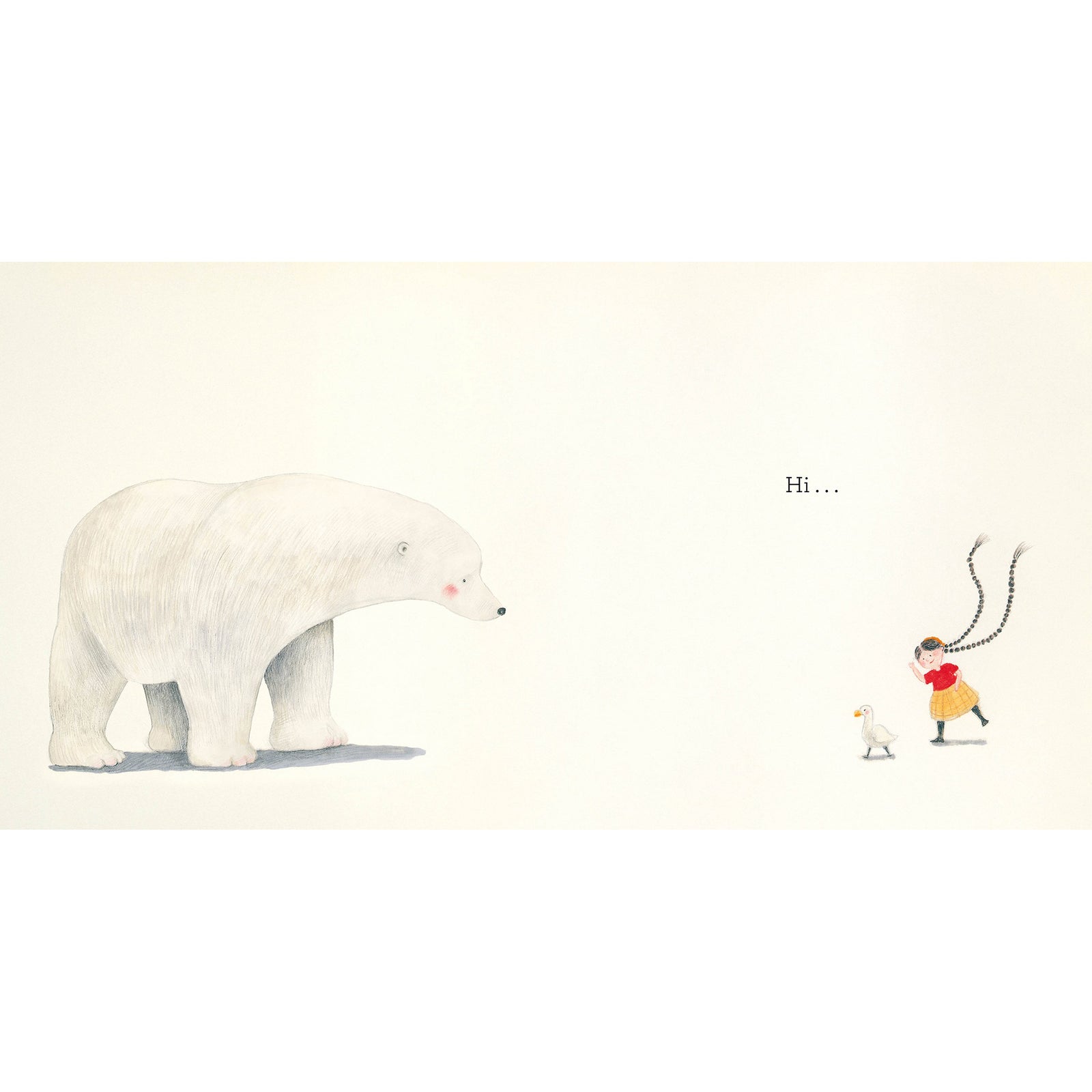 Book cover of 'Warm All Over' with a bear and child illustration.