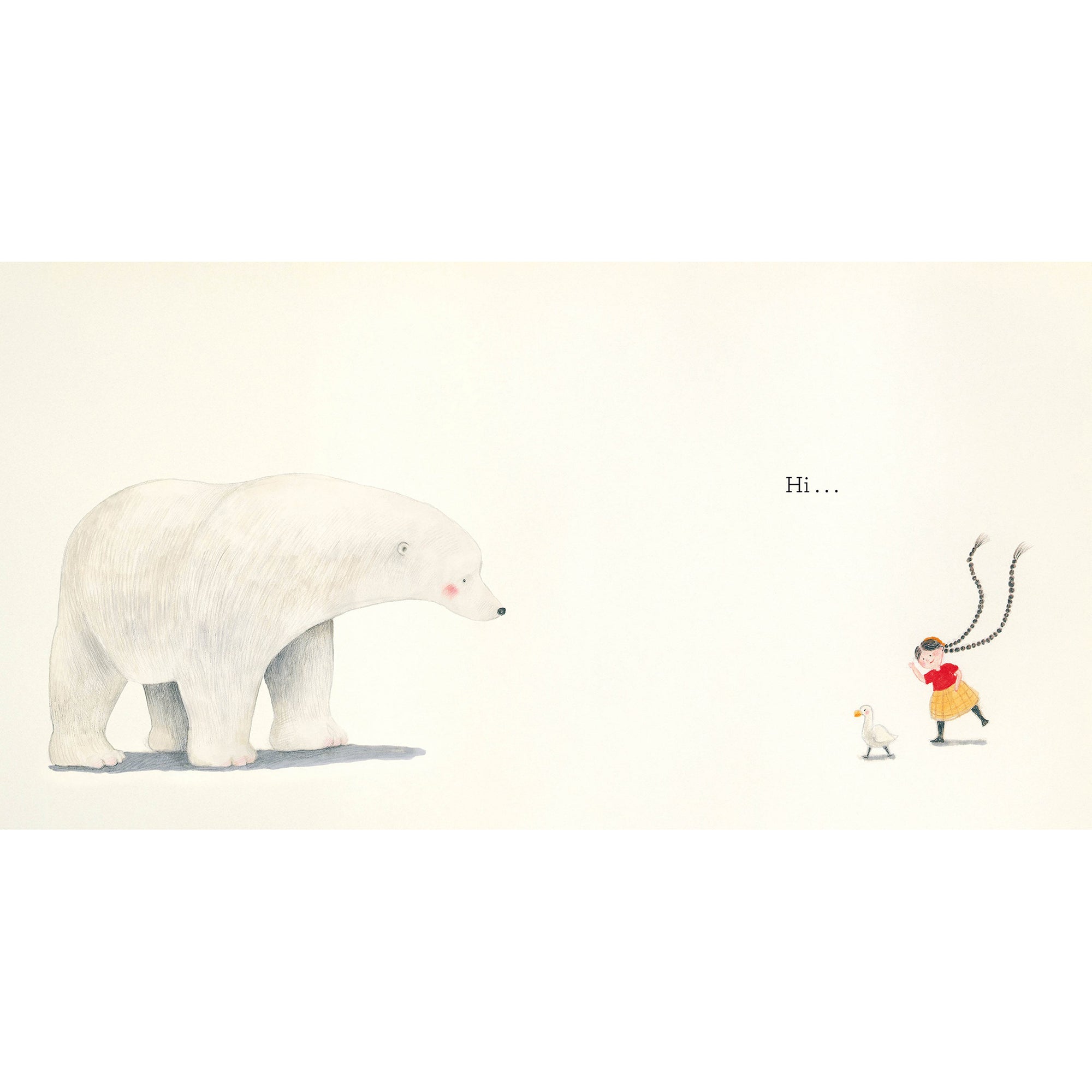 Book cover of 'Warm All Over' with a bear and child illustration.