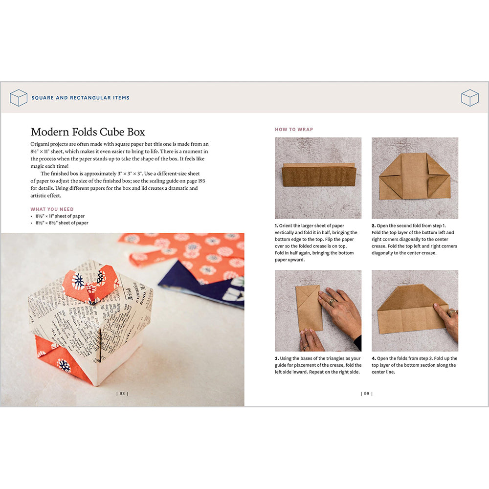 Origami Gift Wrap: 25 Beautiful, Tape-Free Techniques for Mindful Gift-Giving