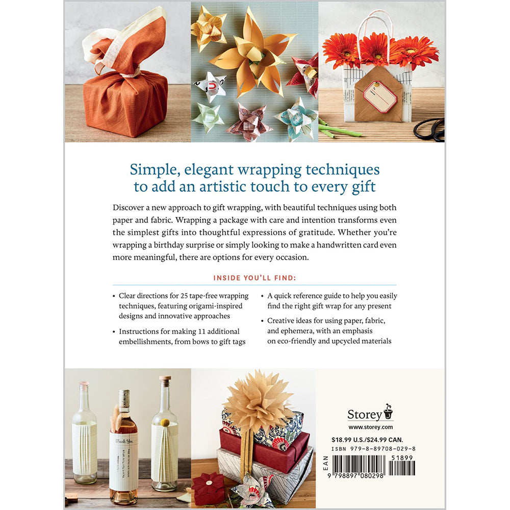 Origami Gift Wrap: 25 Beautiful, Tape-Free Techniques for Mindful Gift-Giving
