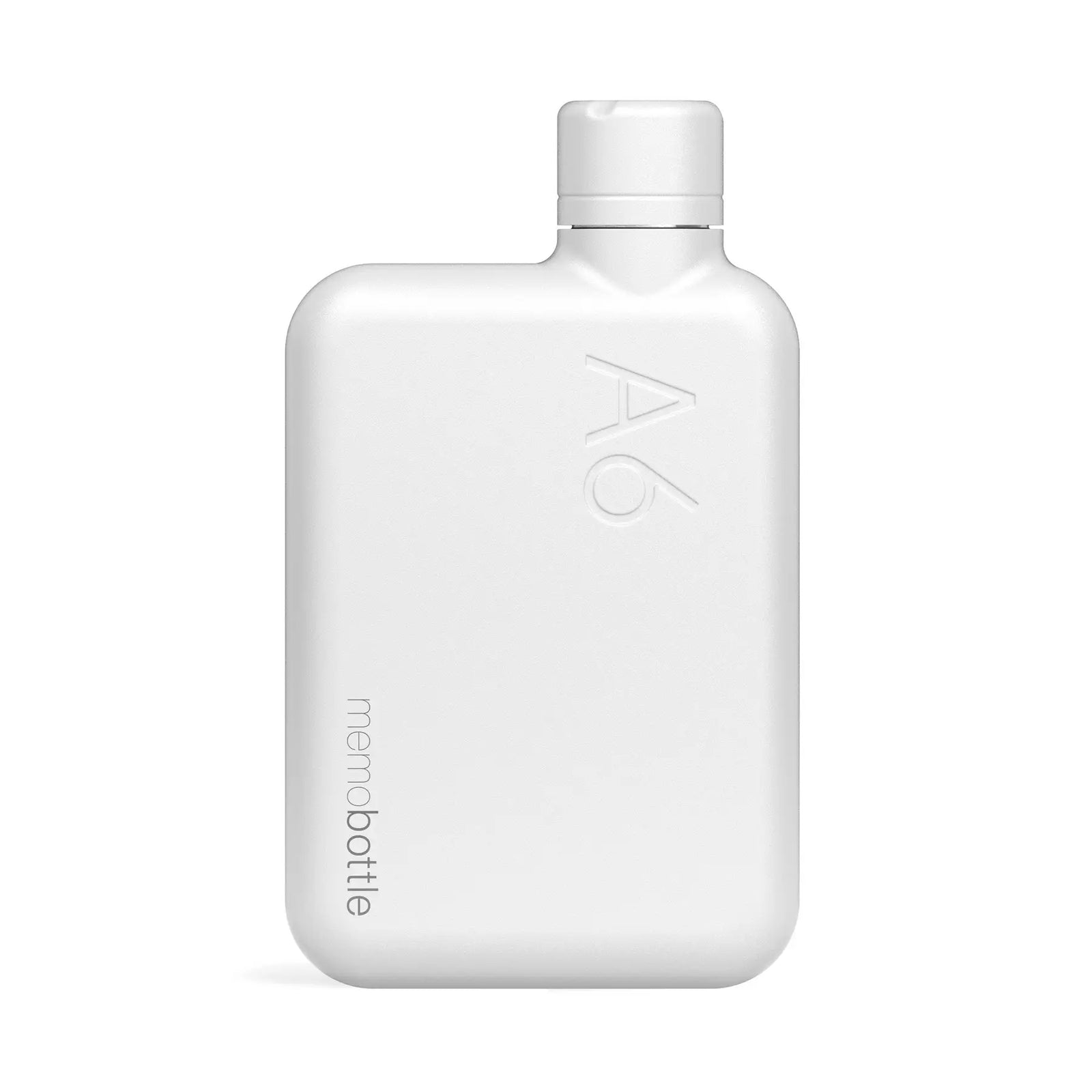 A6 memobottle (Stainless Steel) - White
