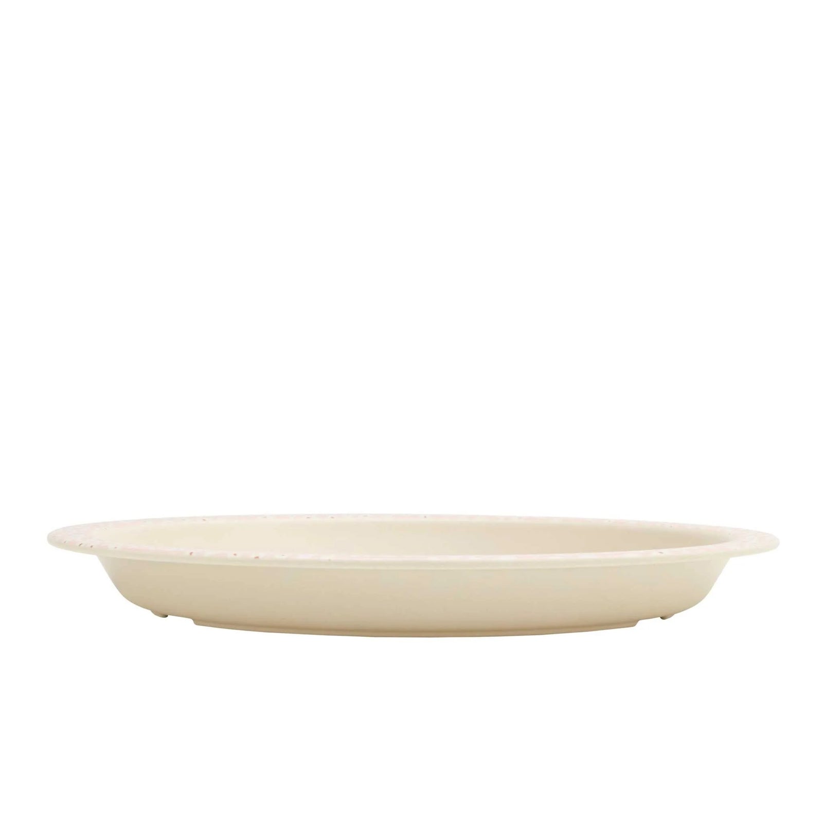 Round plate with a unicorn design on a floral background