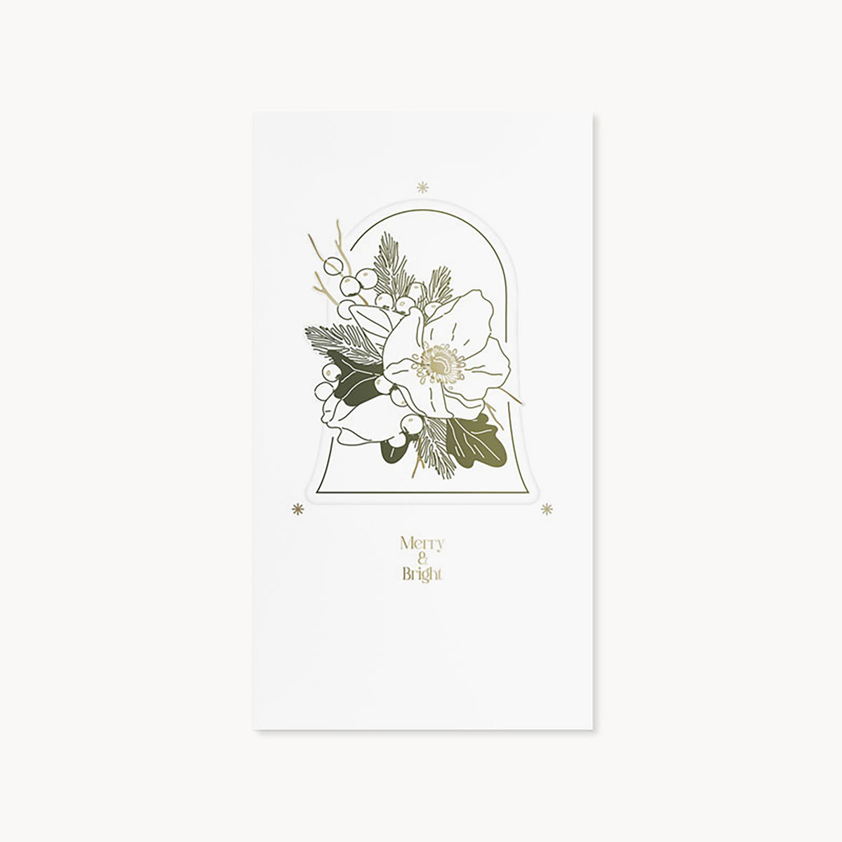 Holiday Rose Pop-Up Notecard