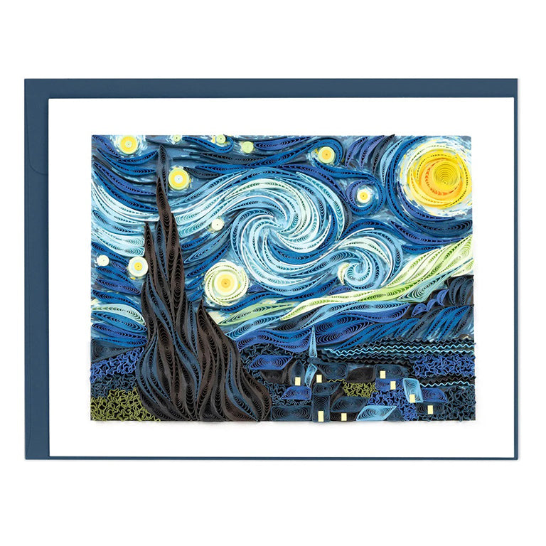 BIGLIETTO DI AUGURI Compleanno Bianco Van Gogh Frutteto 1888 Qualità BIGLIETTO DI AUGURI Compleanno Bianco Van Gogh Frutteto 1888 Qualità