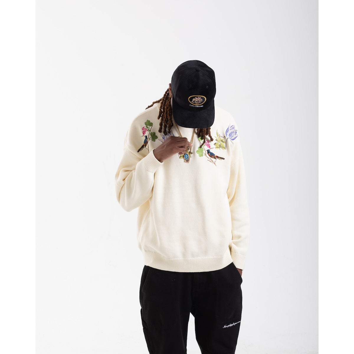 Cupid on Earth Velour Hat - Black