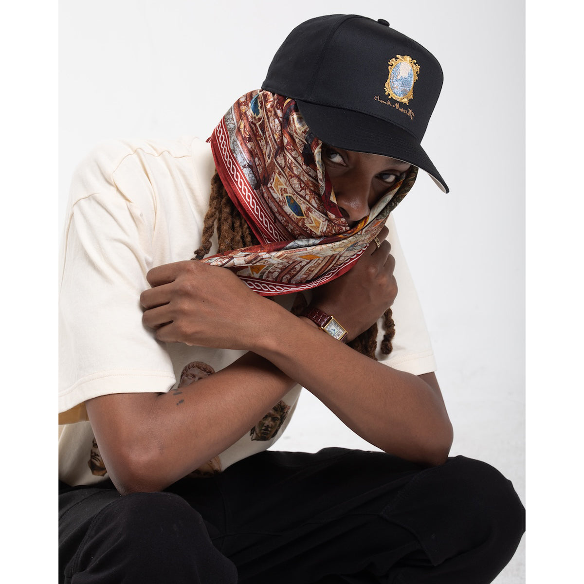 Architectural Scene and Frame Bandana