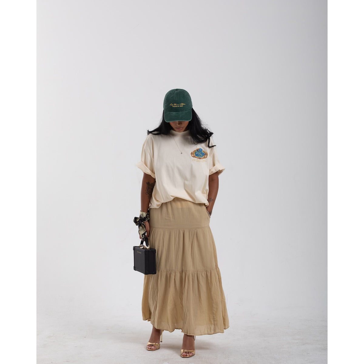 Van Gogh Irises Graphic Tee - Cream
