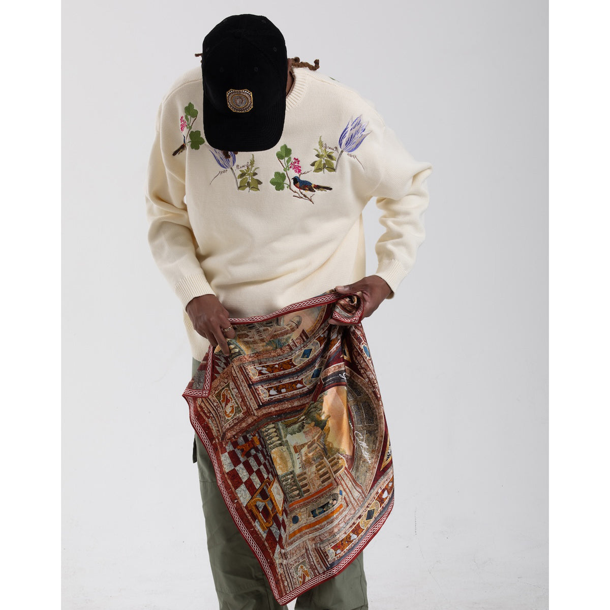 Architectural Scene and Frame Bandana