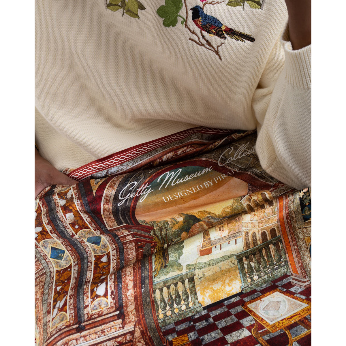Architectural Scene and Frame Bandana