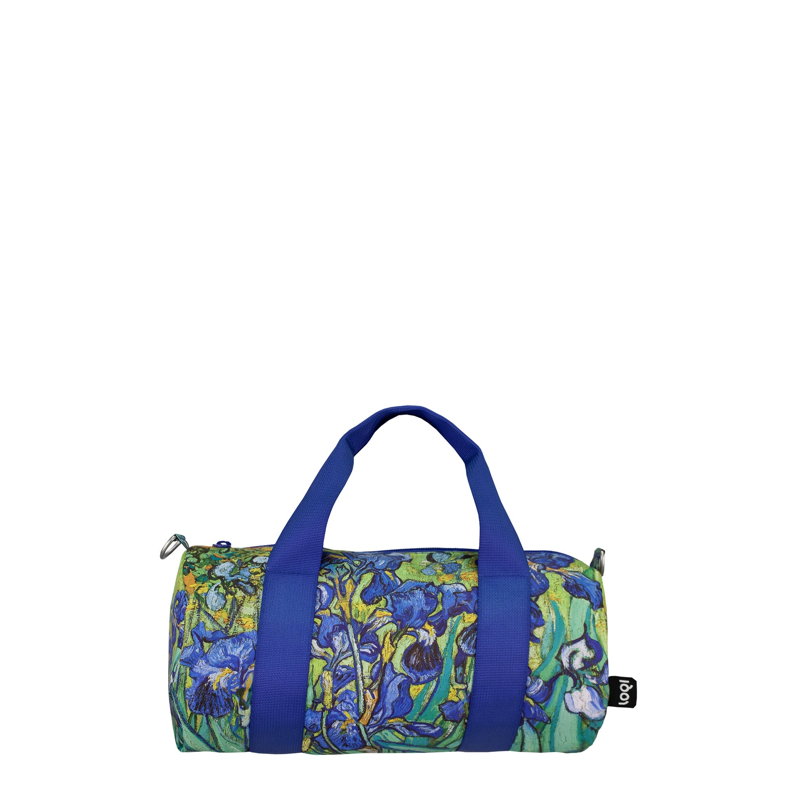 Irises Weekender Bag against a white background