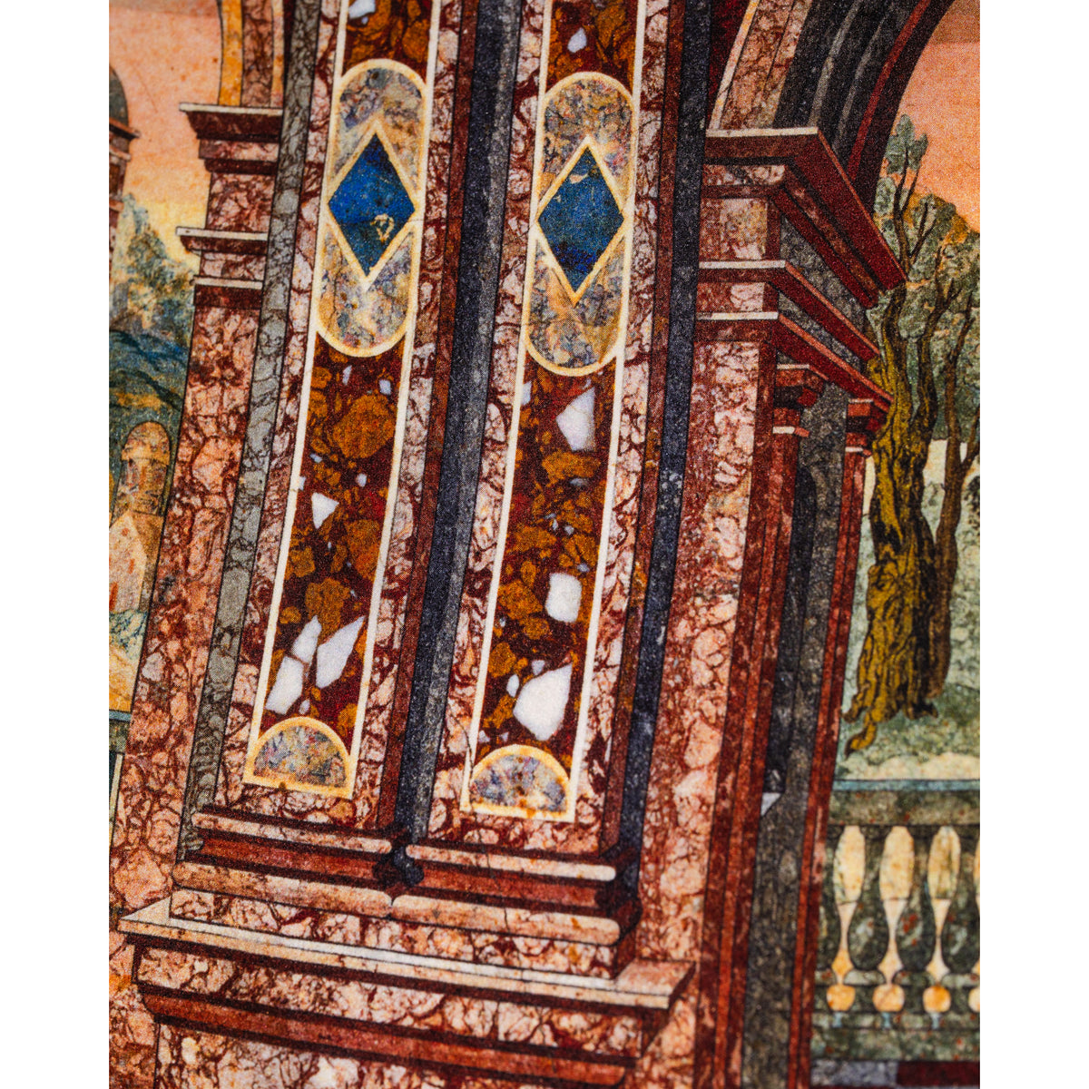 Architectural Scene and Frame Bandana