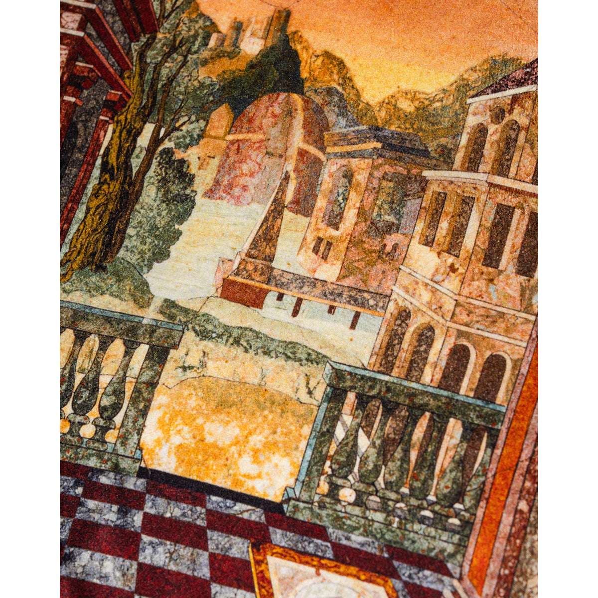 Architectural Scene and Frame Bandana