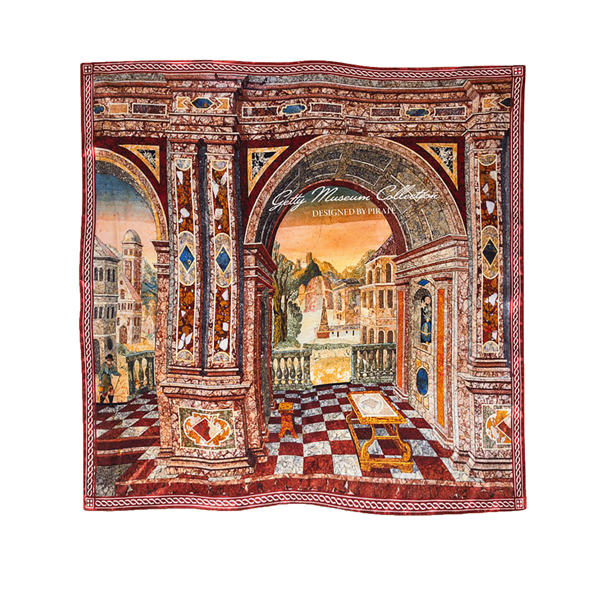 Architectural Scene and Frame Bandana