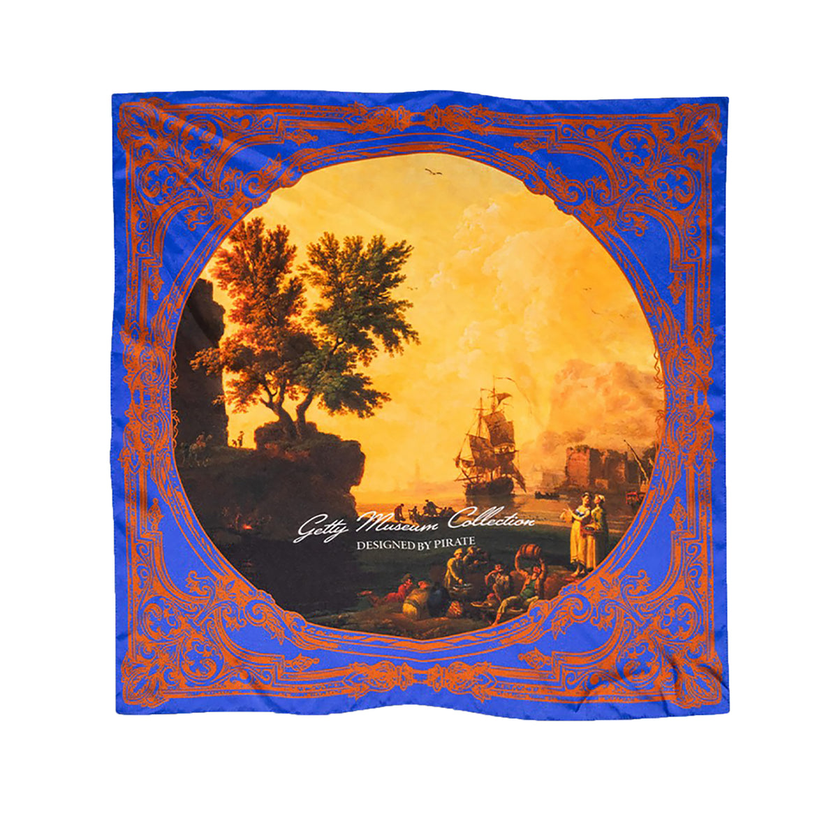 Mediterranean Harbor Scene Bandana
