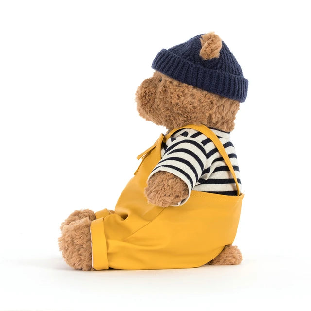 Stuffed Bear in a Seafarer Outfit