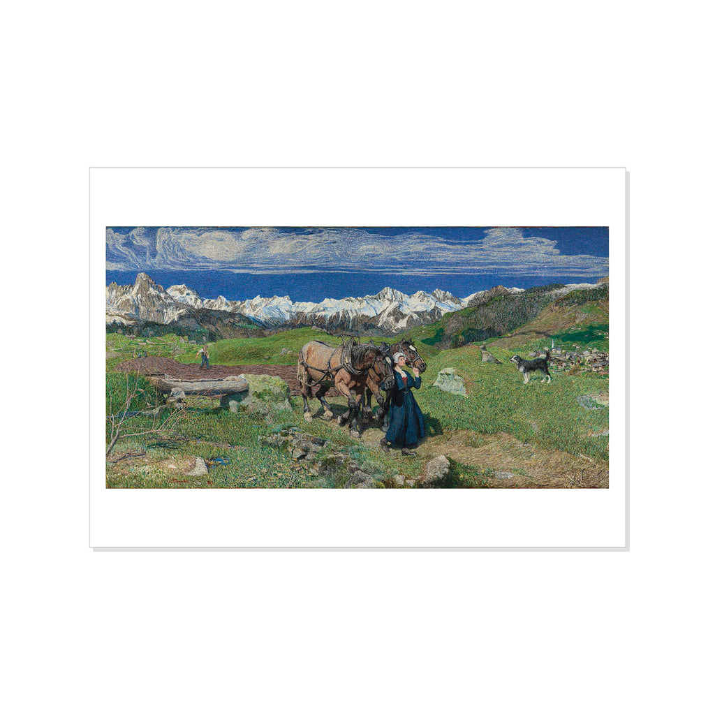 Segantini - Spring in the Alps - Postcard - Getty Museum Store