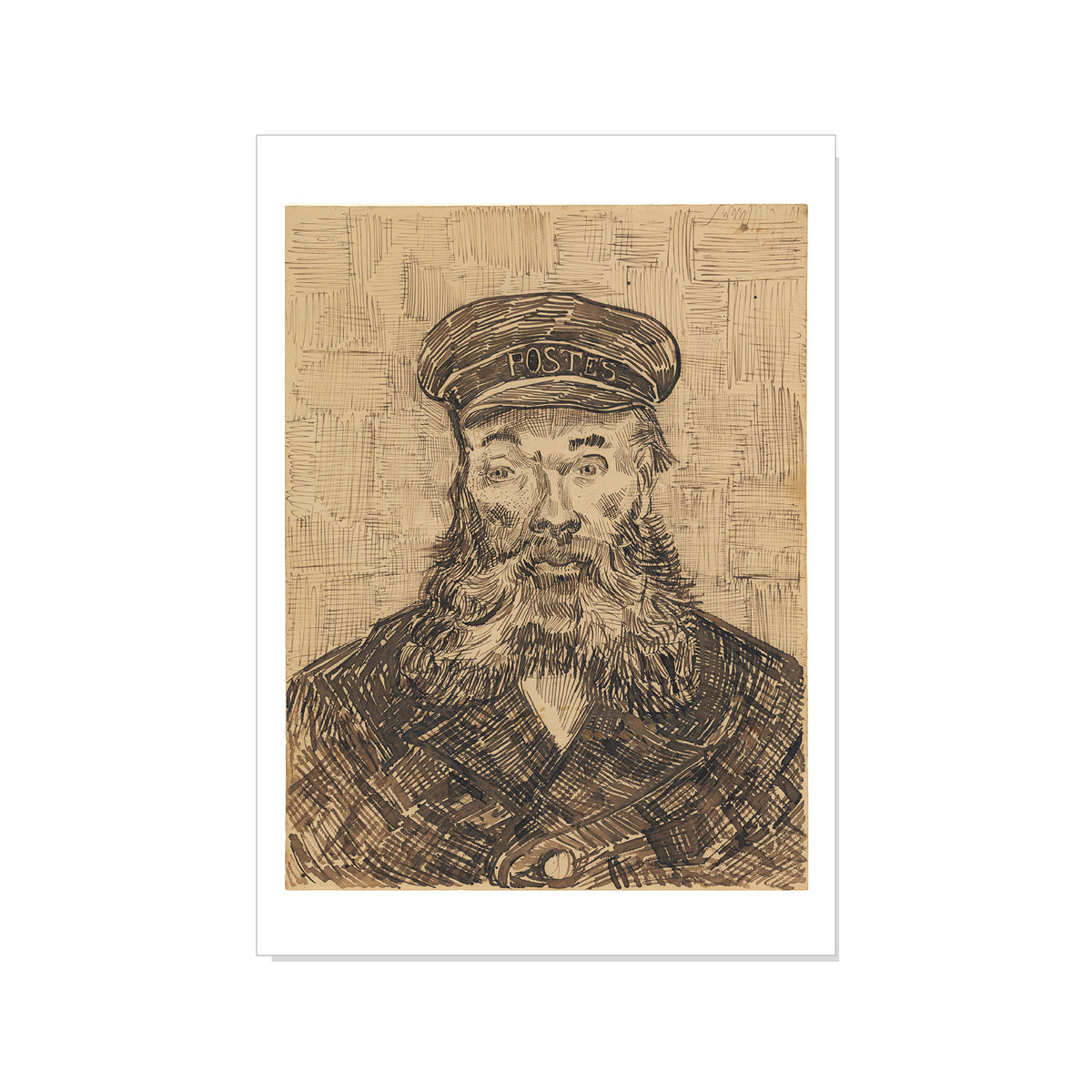 Van Gogh - Portrait of Joseph Roulin - Postcard