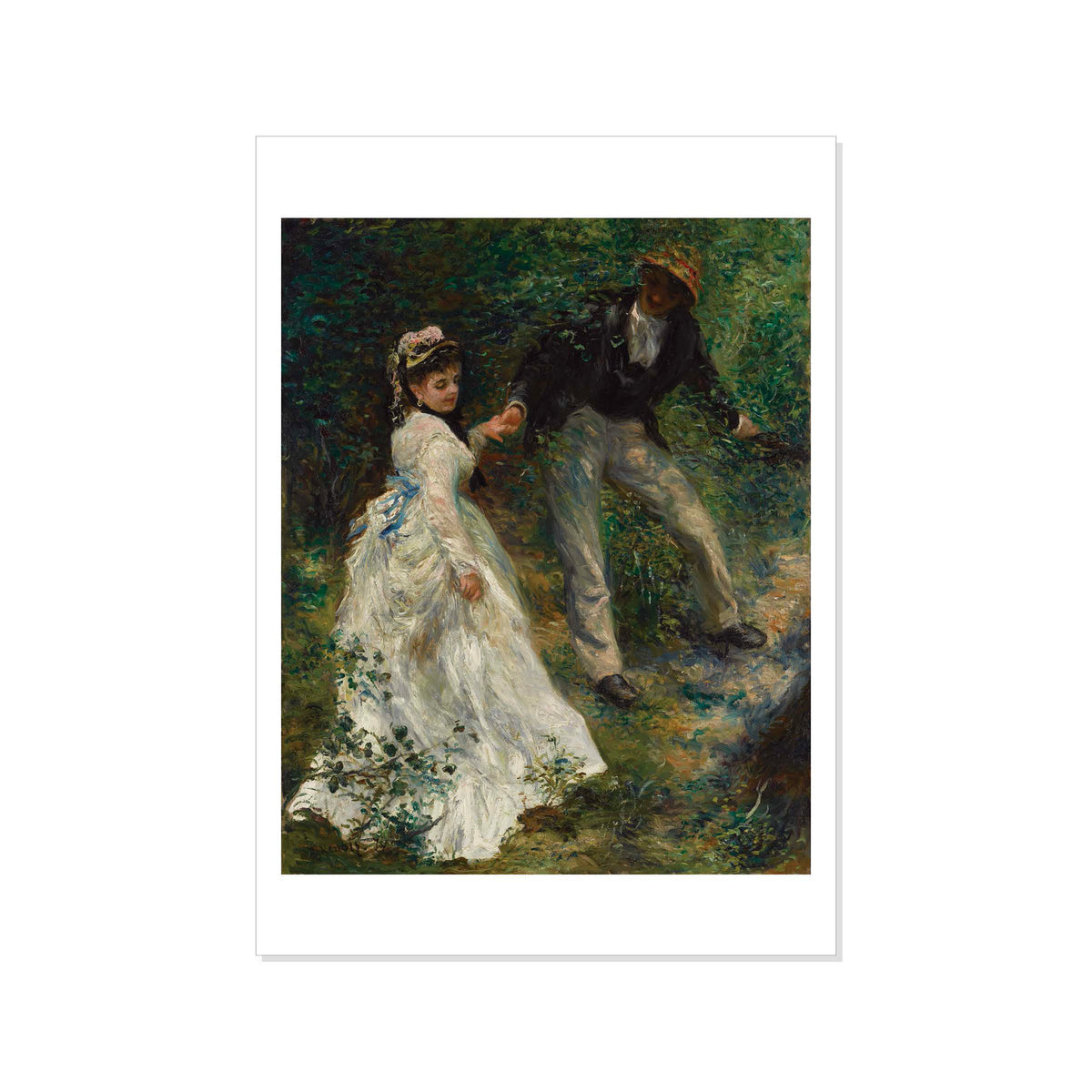 Renoir - La Promenade - Postcard