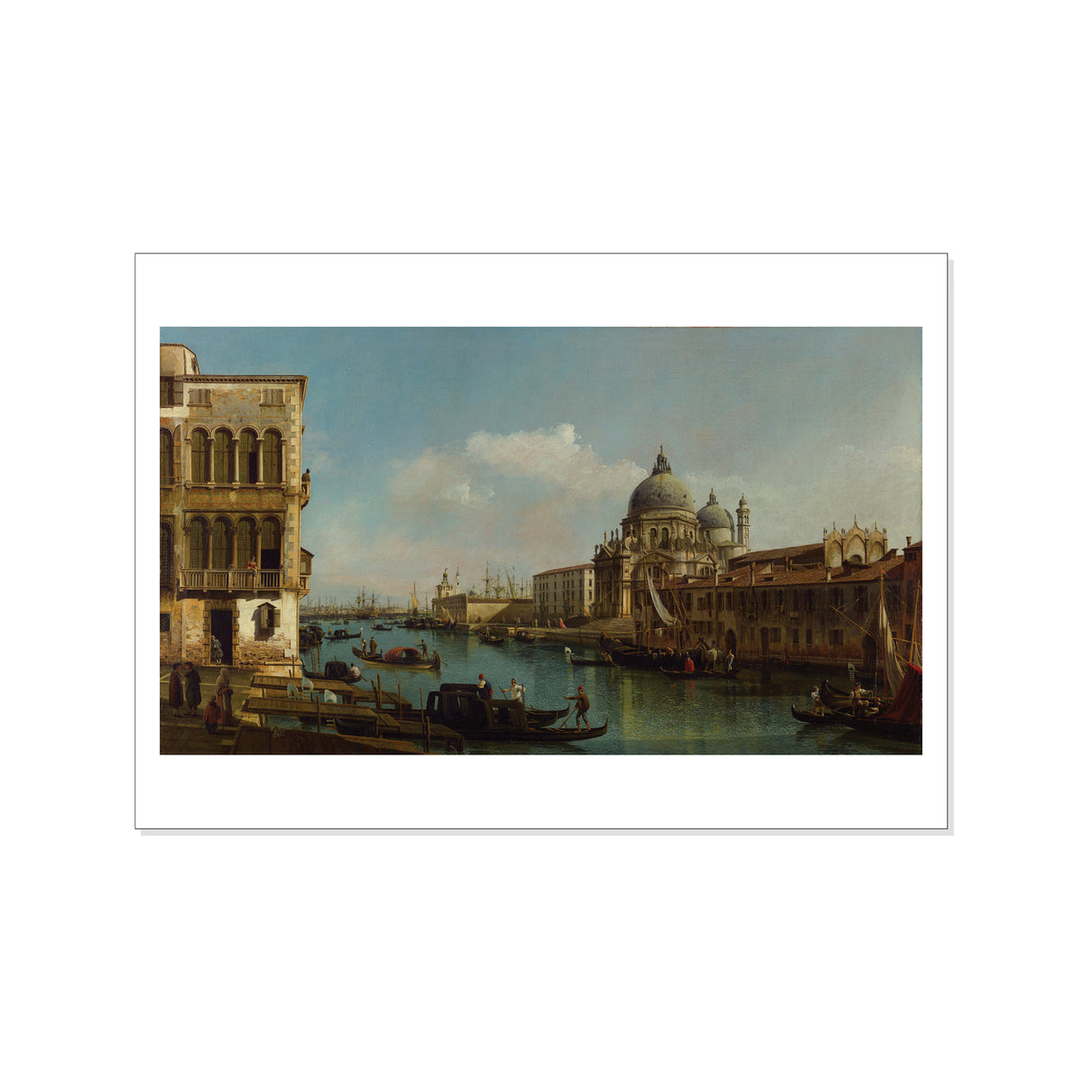 Bellotto - View of the Grand Canal - Postcard