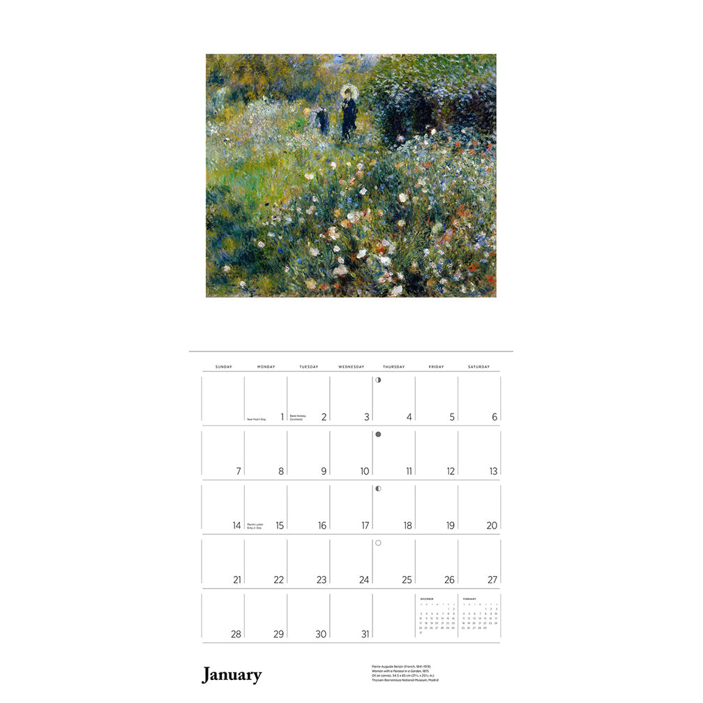 Wall Calendar 2024 - Gardens of the Impressionists