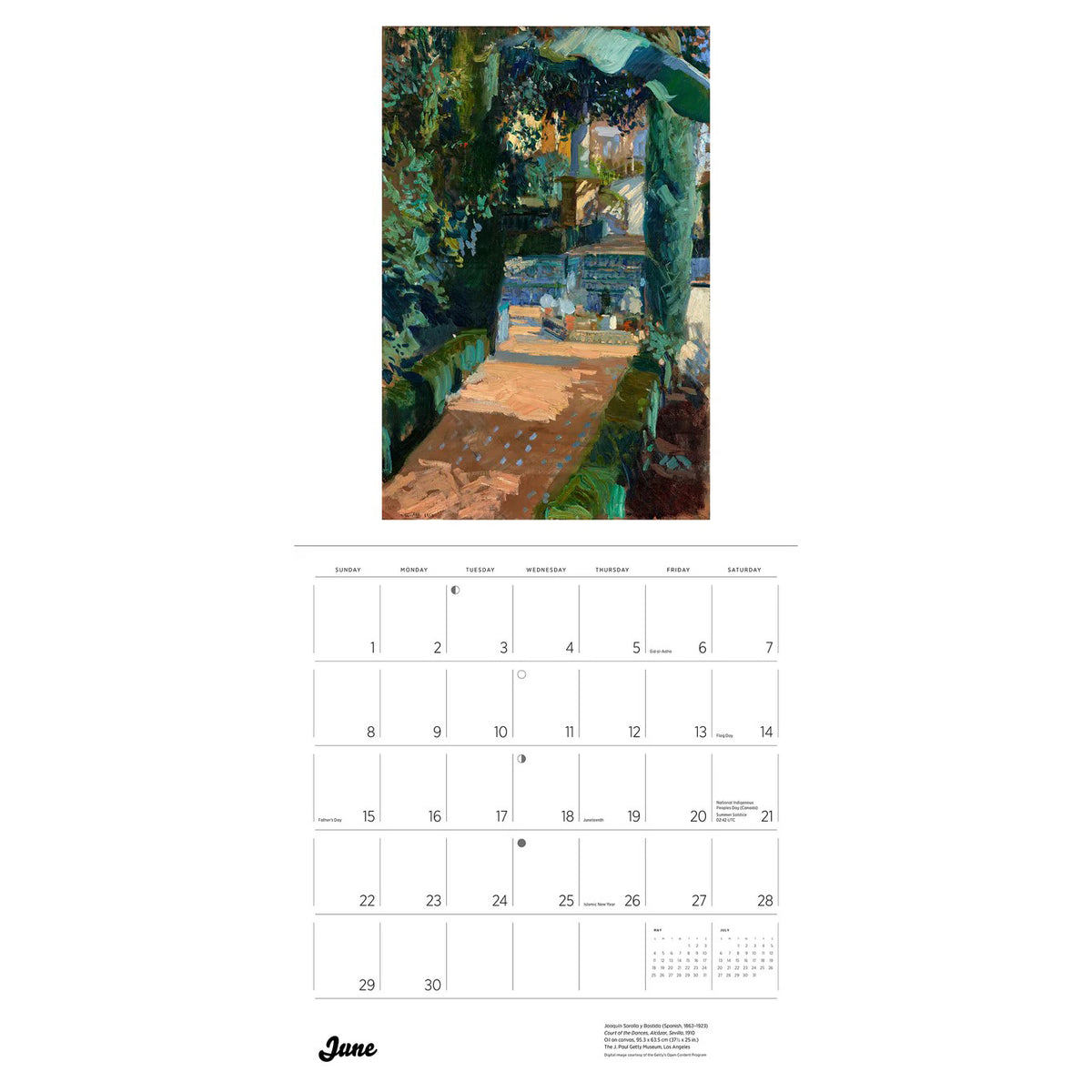 Wall Calendar 2025 - Gardens of the Impressionists