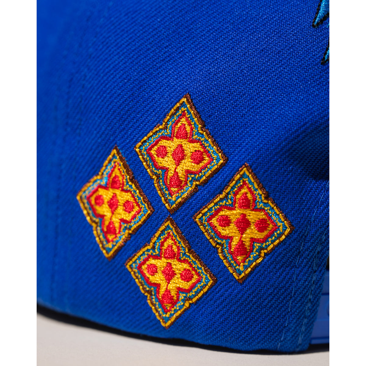 All Over Embroidery Snapback - Royal