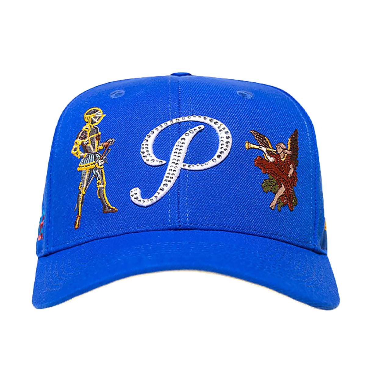 All Over Embroidery Snapback - Royal