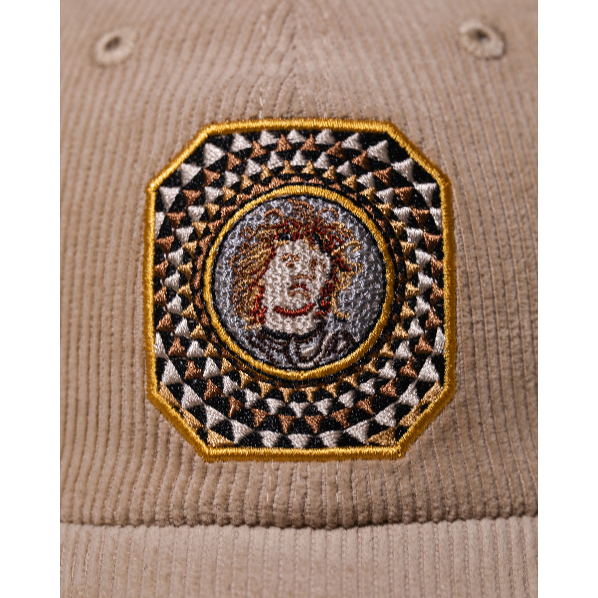 Medusa Corduroy Dad Hat - Khaki