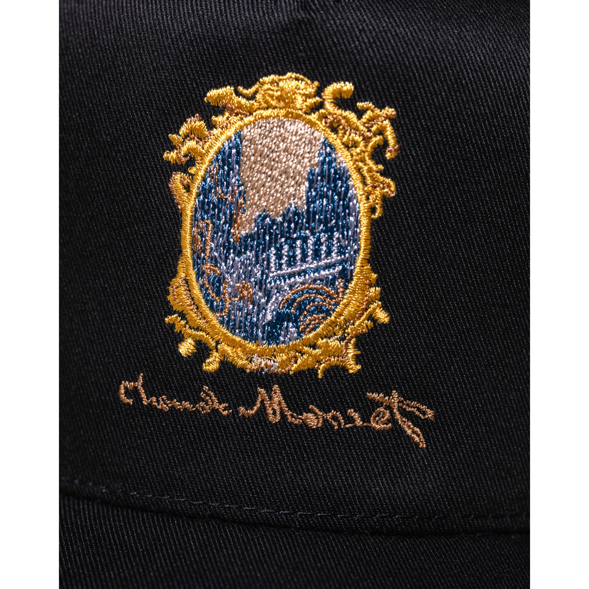 Portal of Rouen Cathedral 5 Panel Hat - Black