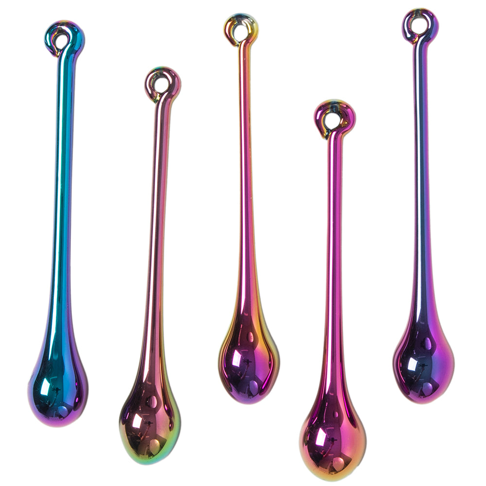 Chromatic Icicle Ornaments – Set of 5