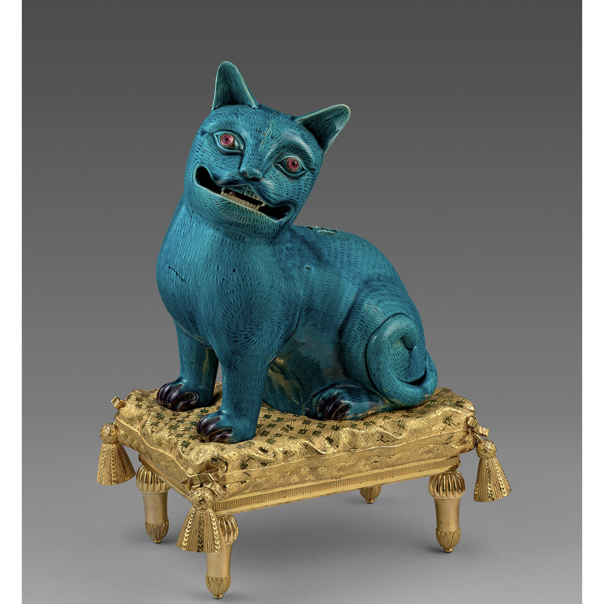 Purrquoise Cat - Sculpture Reproduction