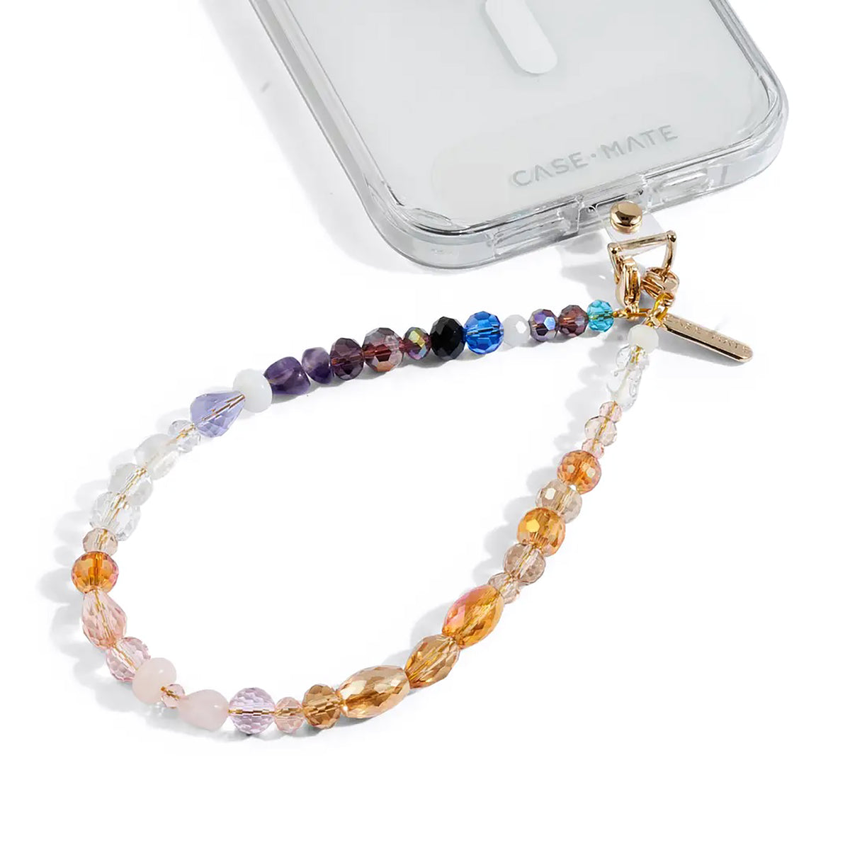 Multicolor Crystal Phone Charm