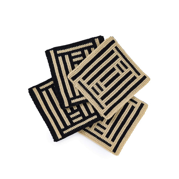 Column Coaster Set - Black & White - Getty Museum Store