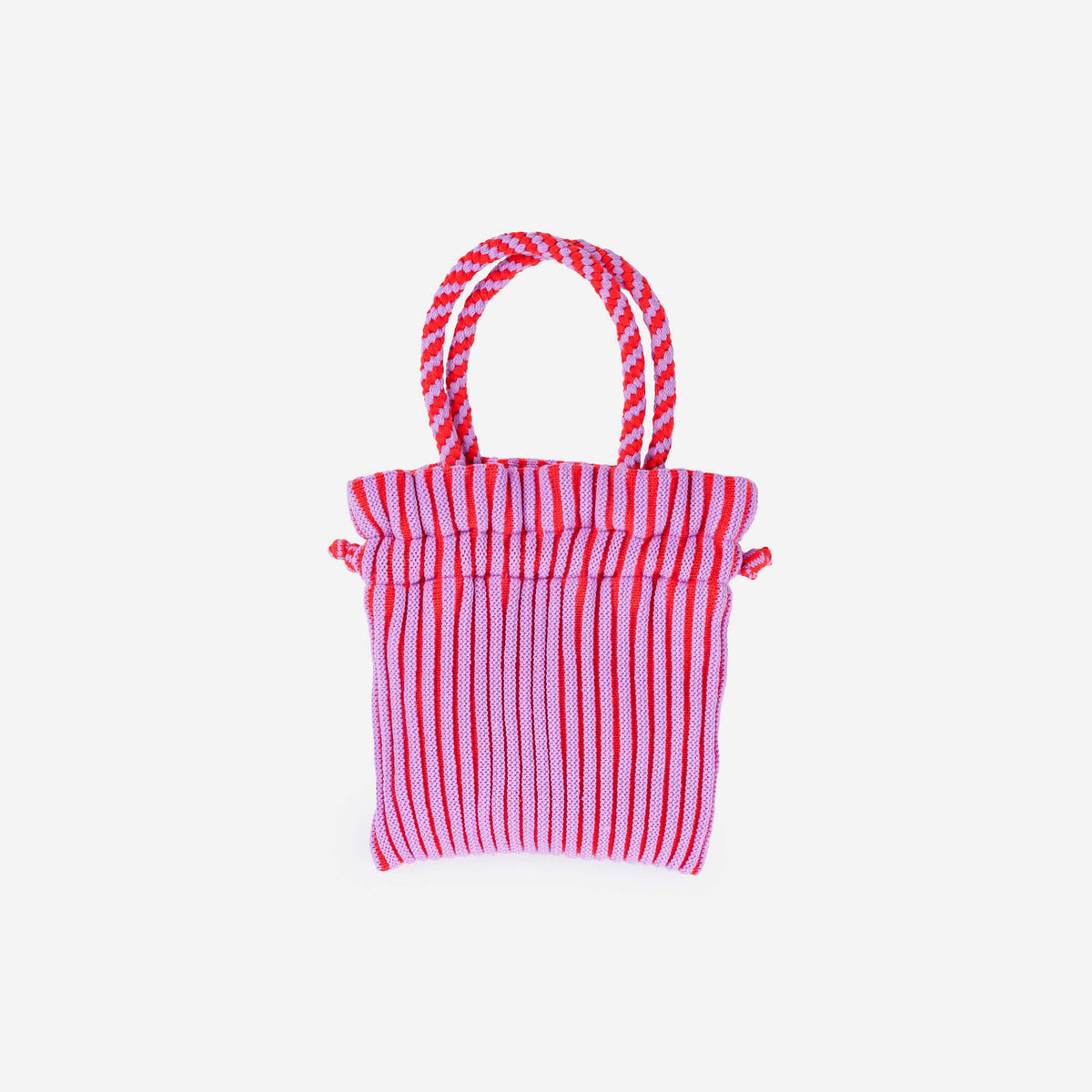 Candy Stripe Mini Tote (Poppy Lilac)