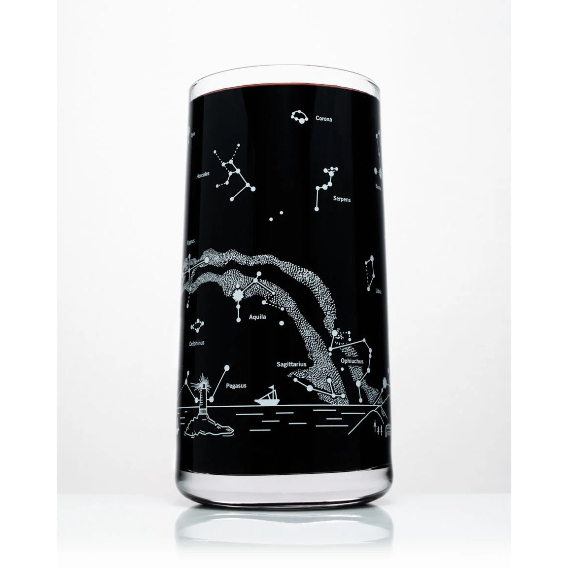 Night Sky Drinking Glass - 18 oz