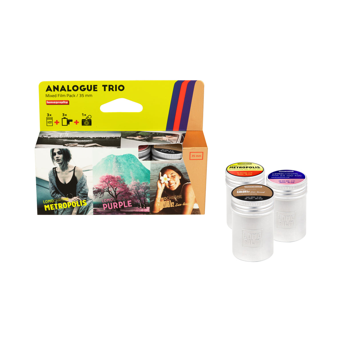 Analogue Trio Mixed Film Pack 35 mm