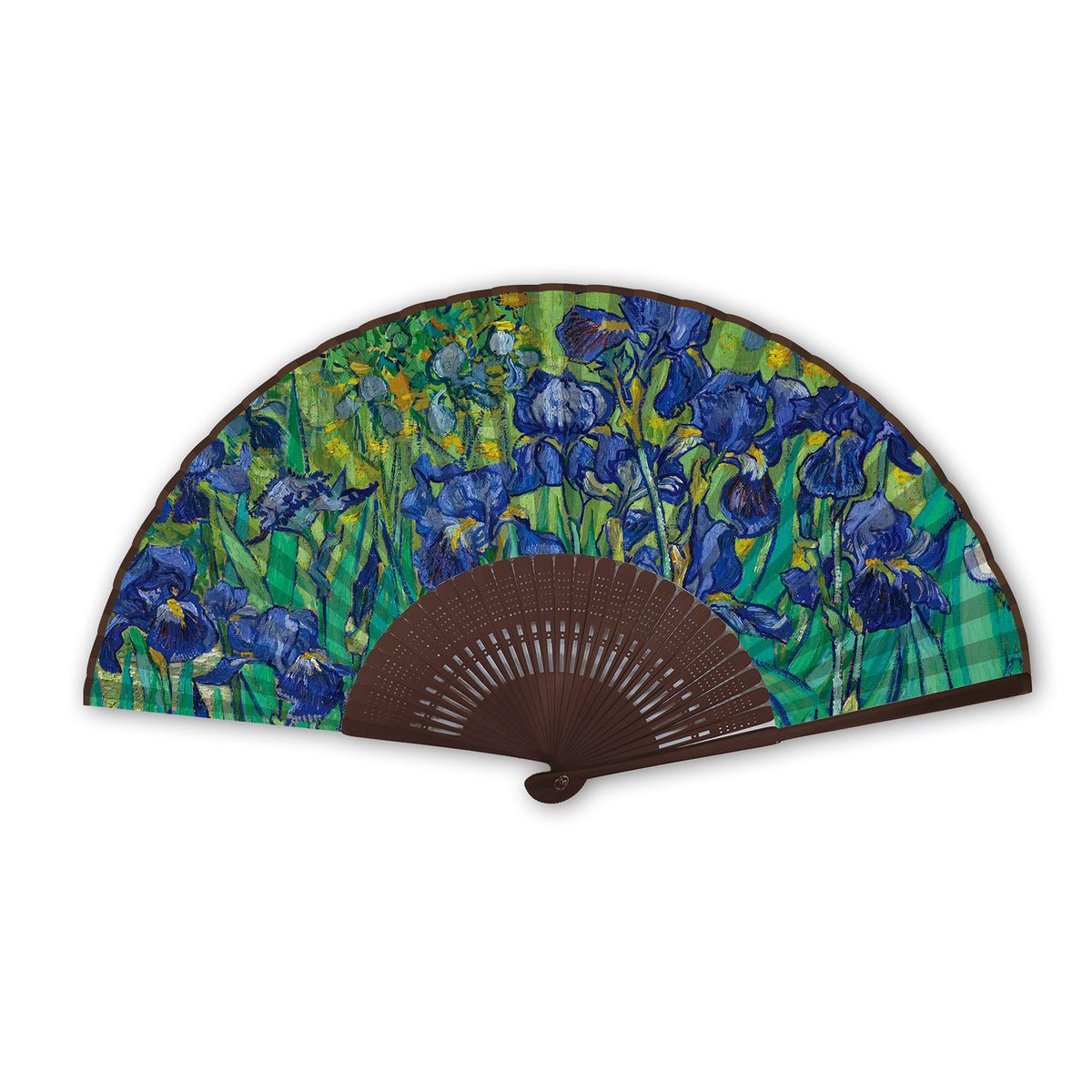 Van Gogh Irises Folding Hand Fan