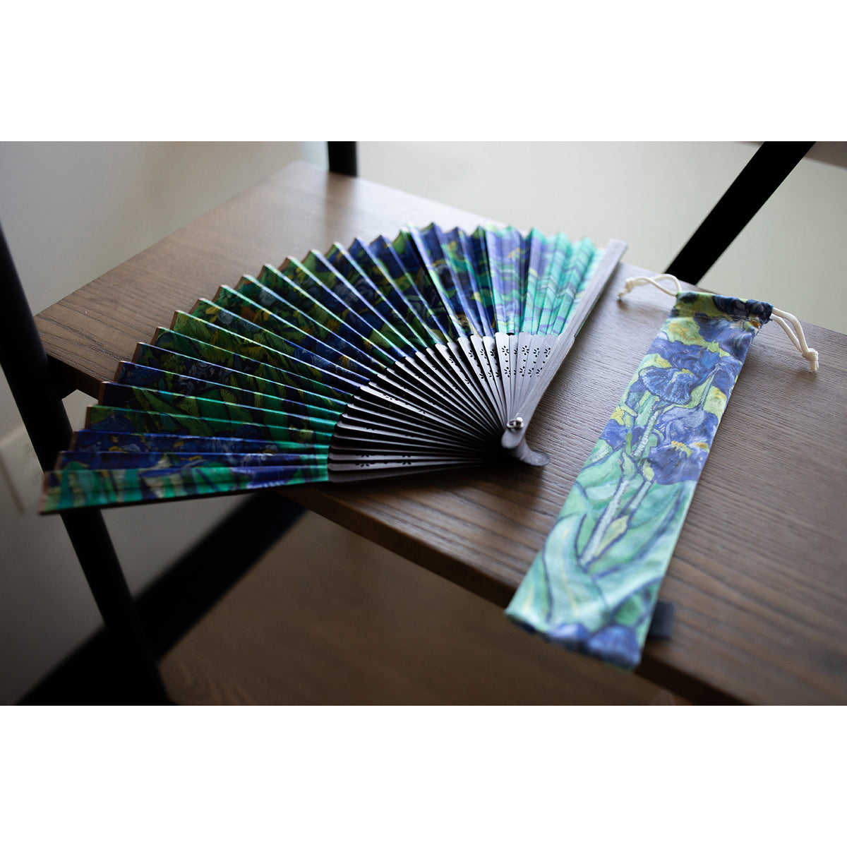 Van Gogh Irises Folding Hand Fan