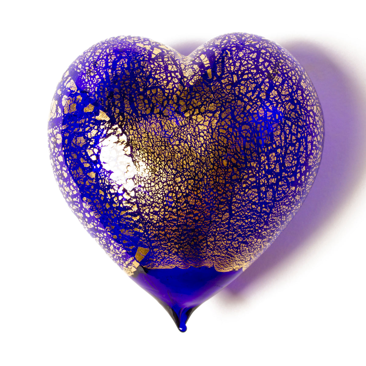 Handblown Murano Glass Heart - Large