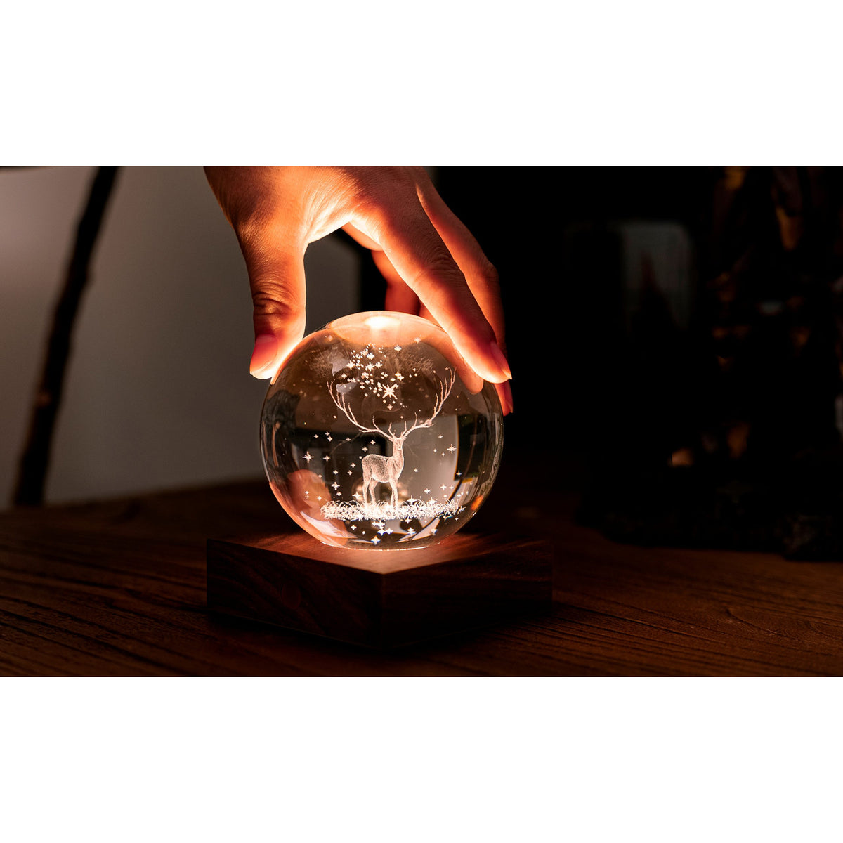 Amber Crystal Light - Stag