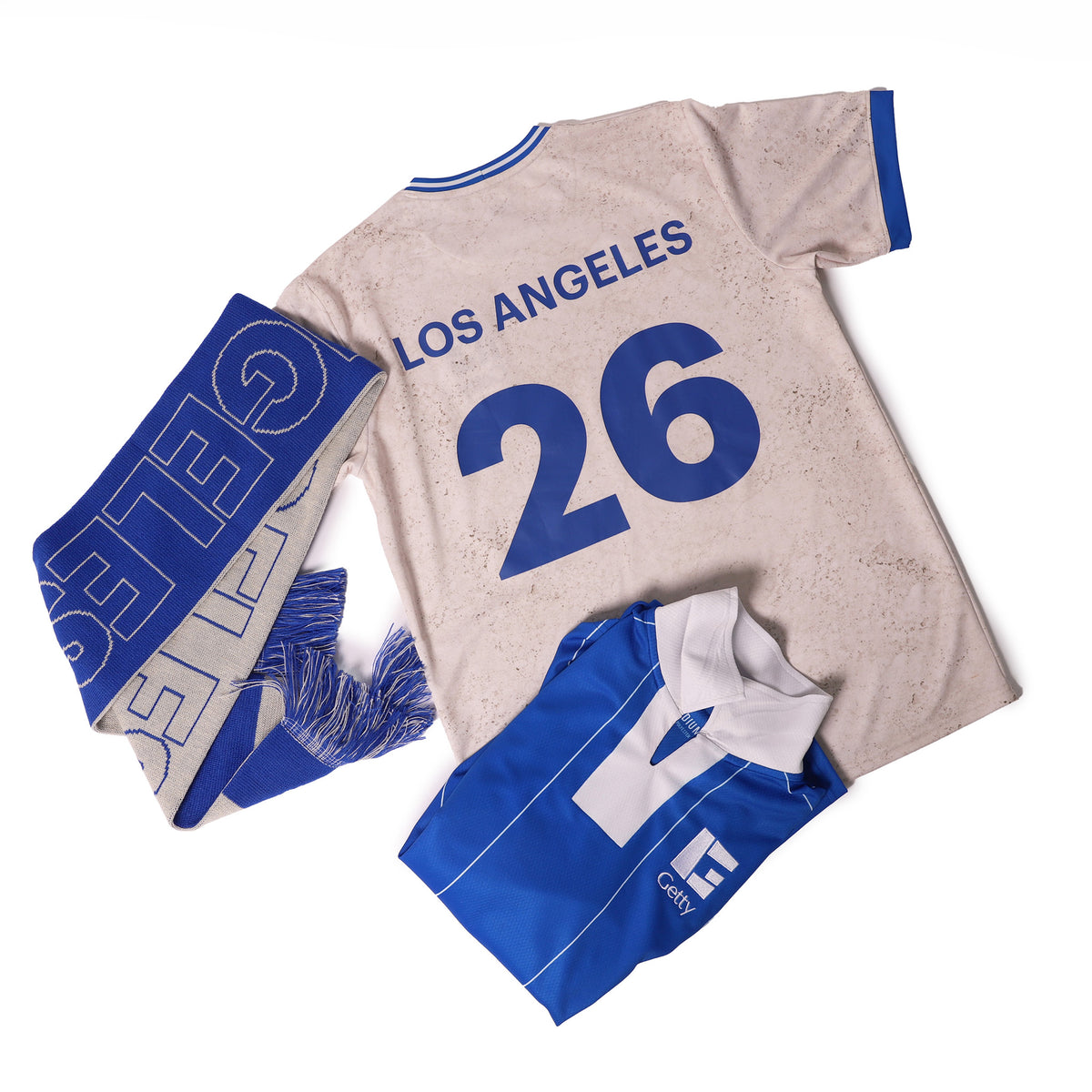 Double Sided Los Angeles Soccer Scarf
