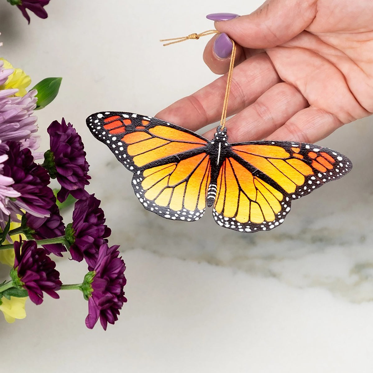 Monarch Butterfly Ornament and Notecard