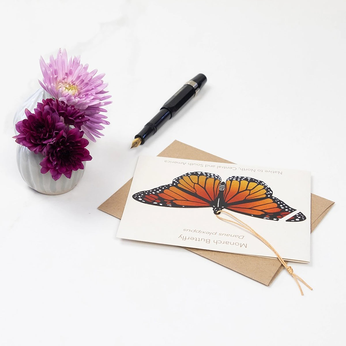 Monarch Butterfly Ornament and Notecard